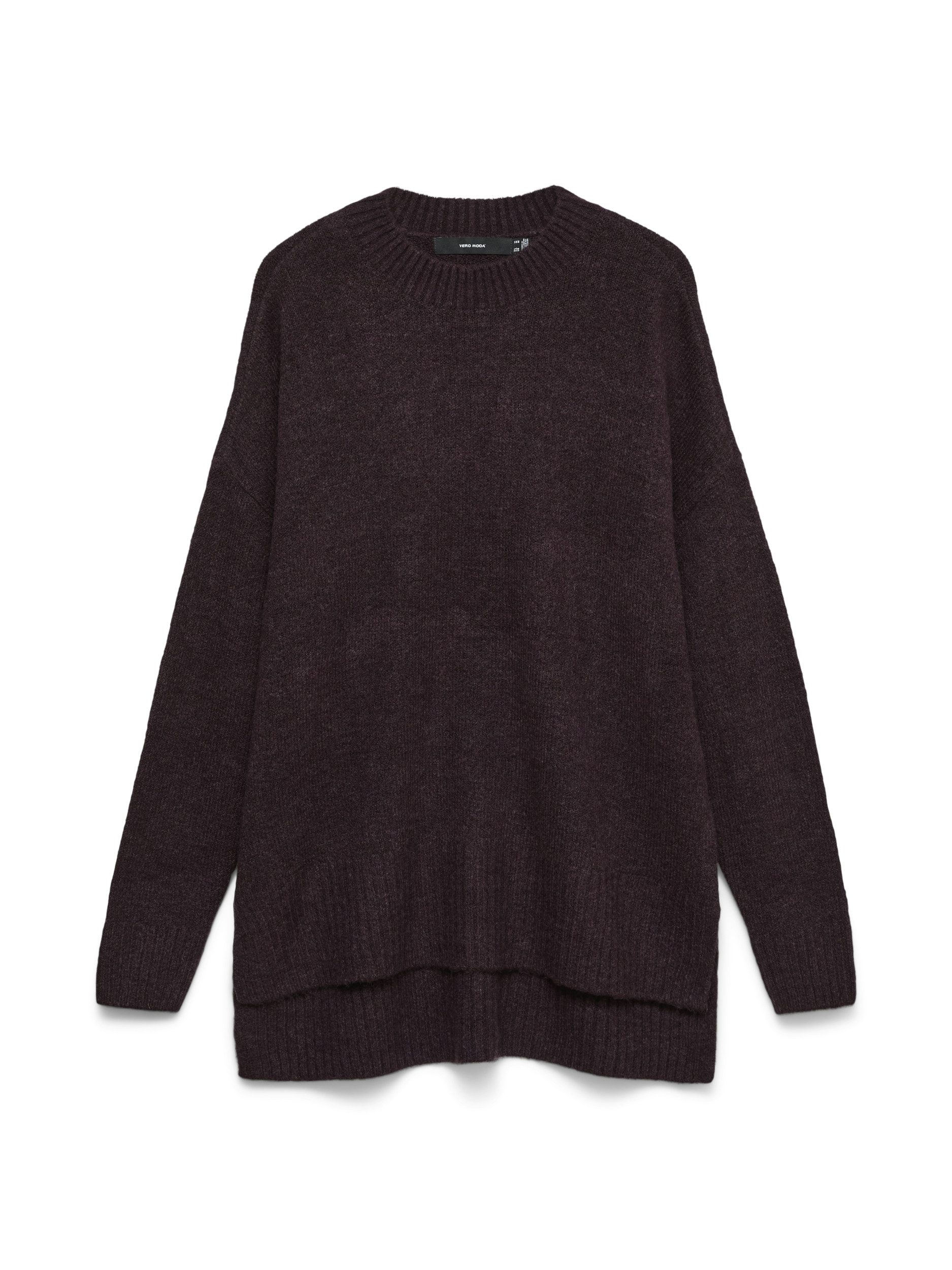 Vero Moda Strickpullover VMLEFILE OVERSIZE BOXY BLOUSE NOOS