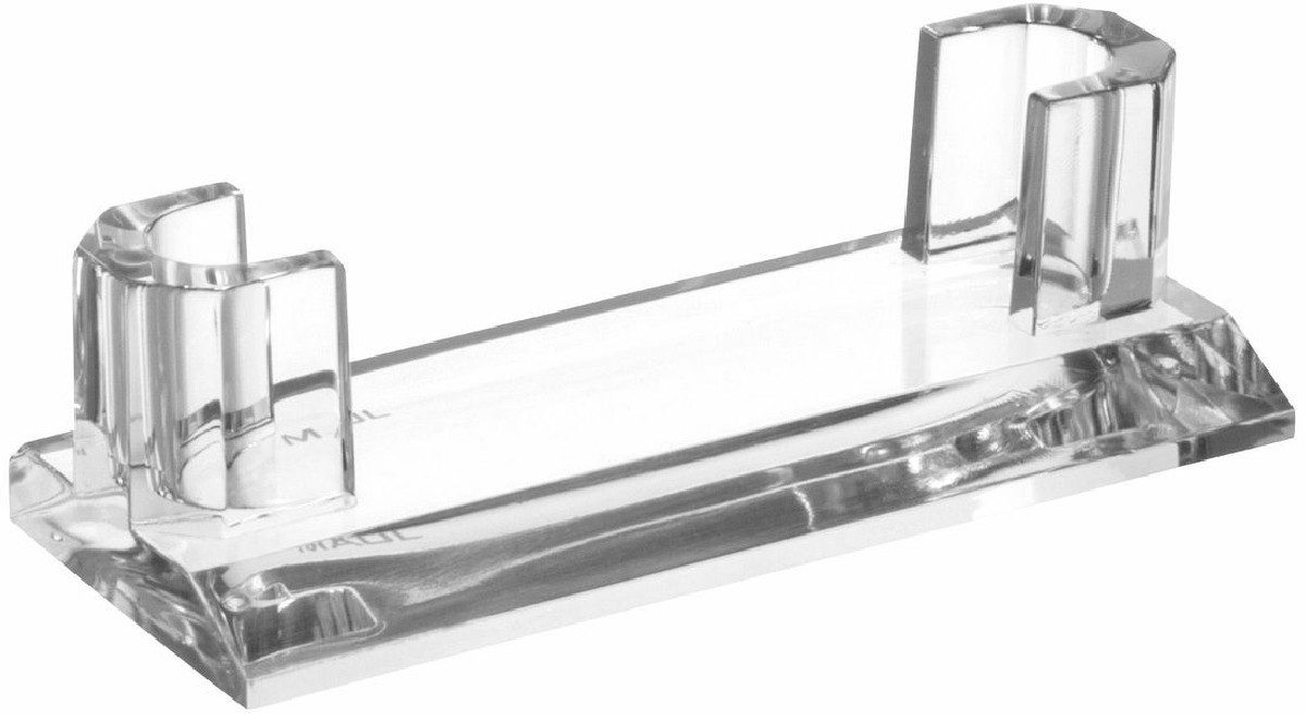 MAUL Tischaufsatz Visitenkarten-Halter Acryl glasklar für 35 Visitenkarten