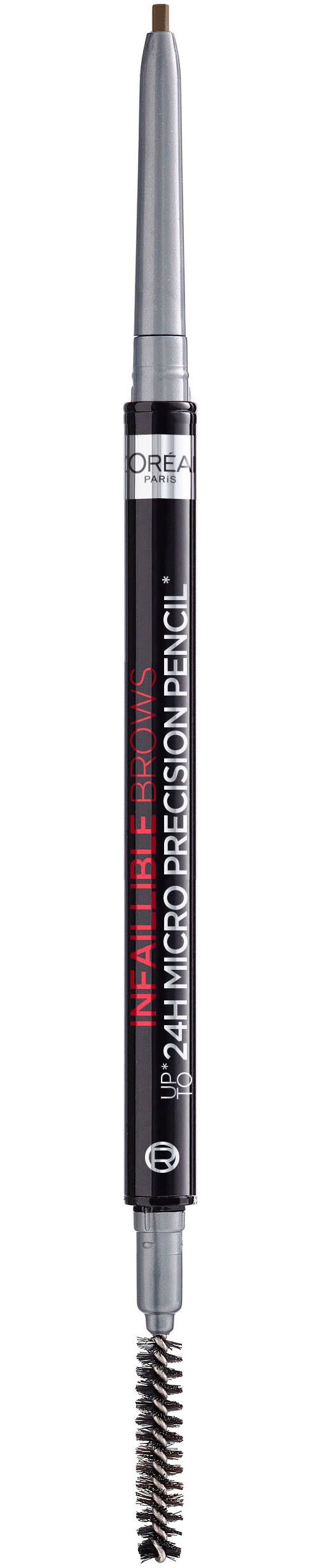 L'ORÉAL PARIS Augenbrauen-Stift INFAILLIBLE 24H FILLING TRIANGULAR PENCIL, mit ovaler und extra feinen Spitze