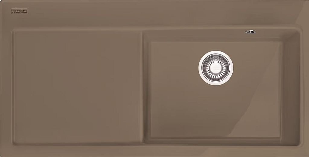 FRANKE Einbauspüle 100 cm Cashmere Tropfteil links 124.0335.855
