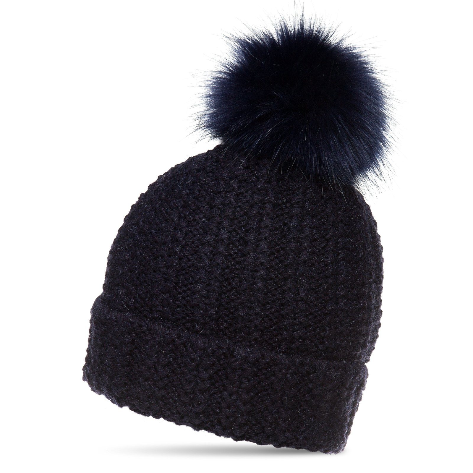 Damen Accessoires Mutze Damen Bommel Strickmutze Grobstrick Wintermutze Beanie Mutzen Bommeln Neu Kleidung Accessoires Expertdigital Net