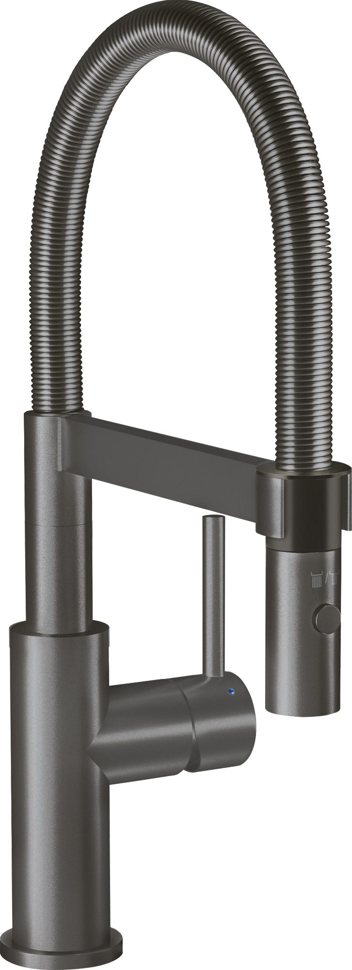 Villeroy & Boch Küchenarmatur Armatur Steel Expert 92730005 Edelstahl Anthracite Hochdruck
