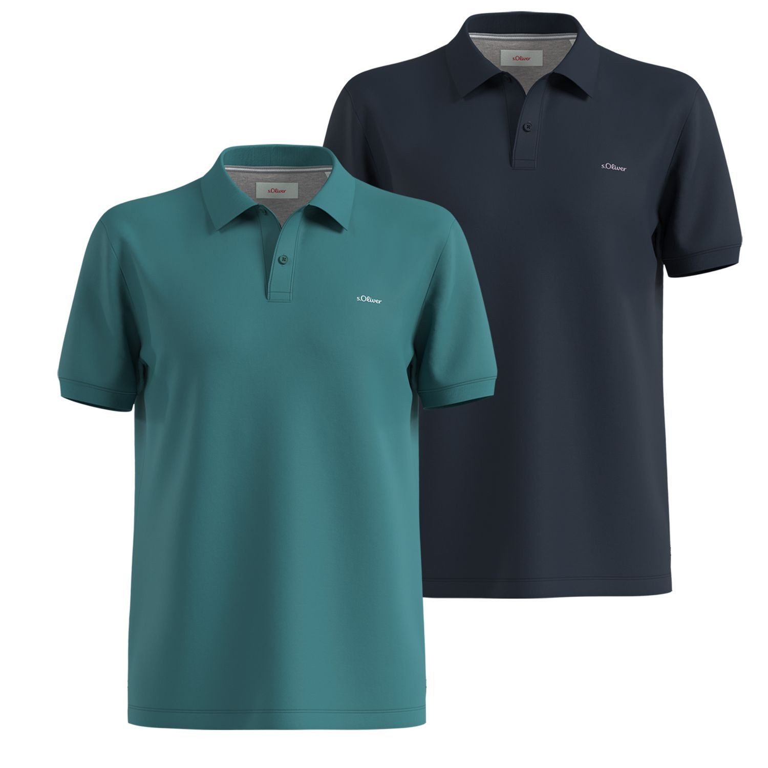 s.Oliver Poloshirt Poloshirt kurzarm, Piqué, Kragen, Knöpfe günstig online kaufen