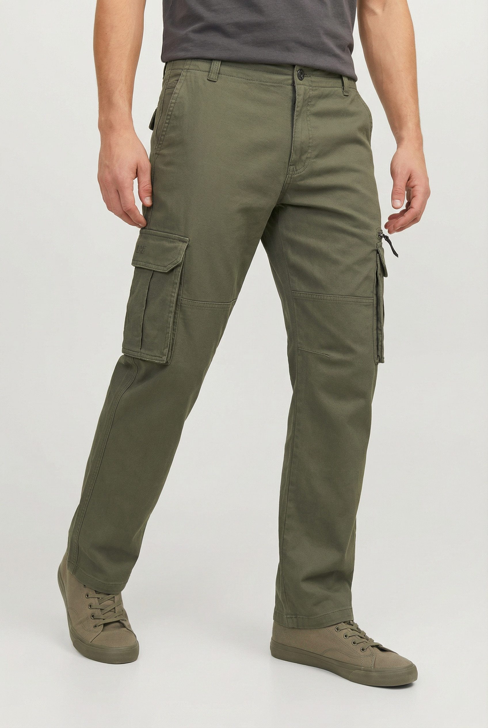 Jack & Jones Cargohose JPSTKANE DOVER ZIP CARGO SN mit Seitentaschen