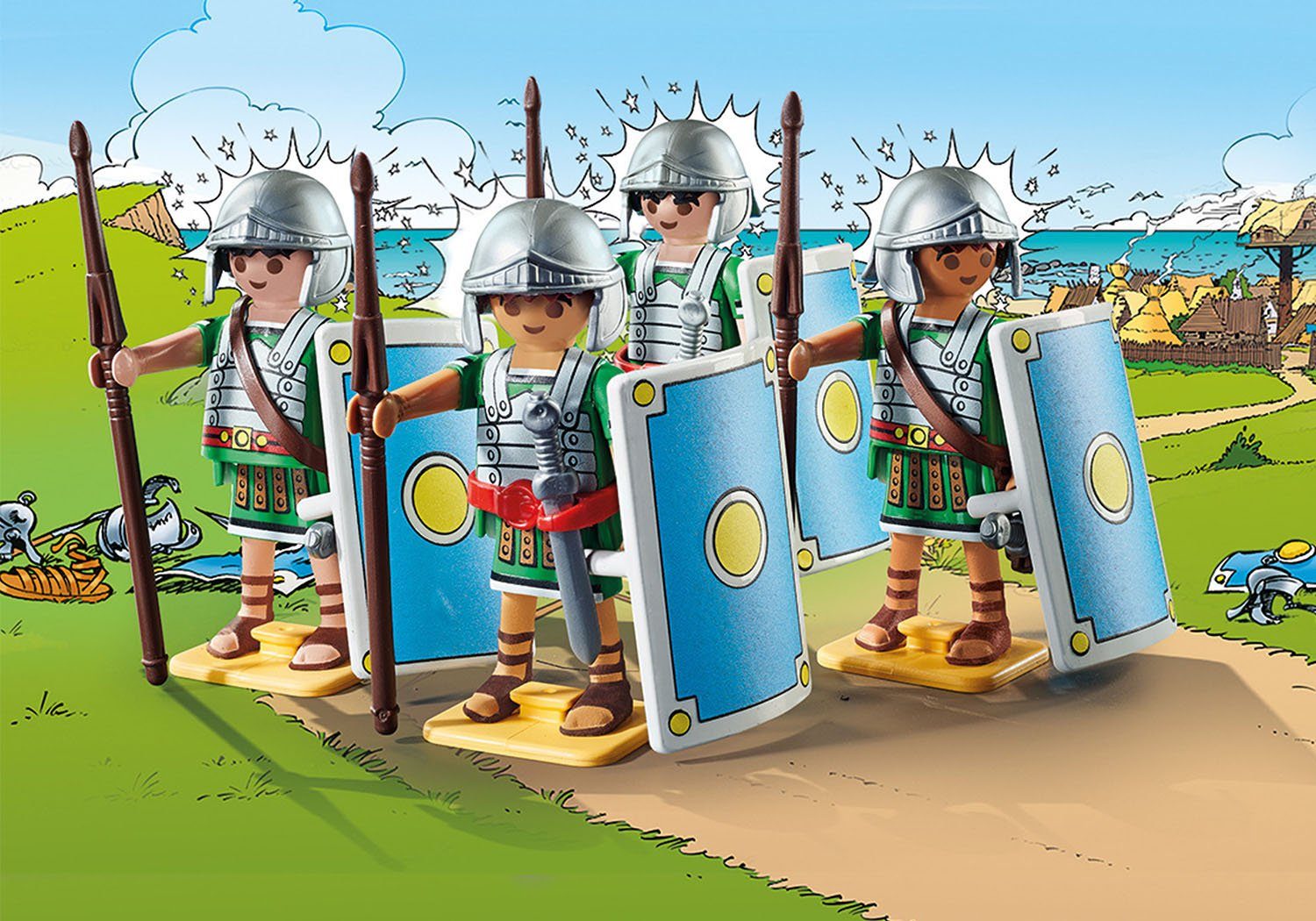 Playmobil® Römertrupp (70934), Asterix Konstruktions-Spielset, (27 St), Made in Germany