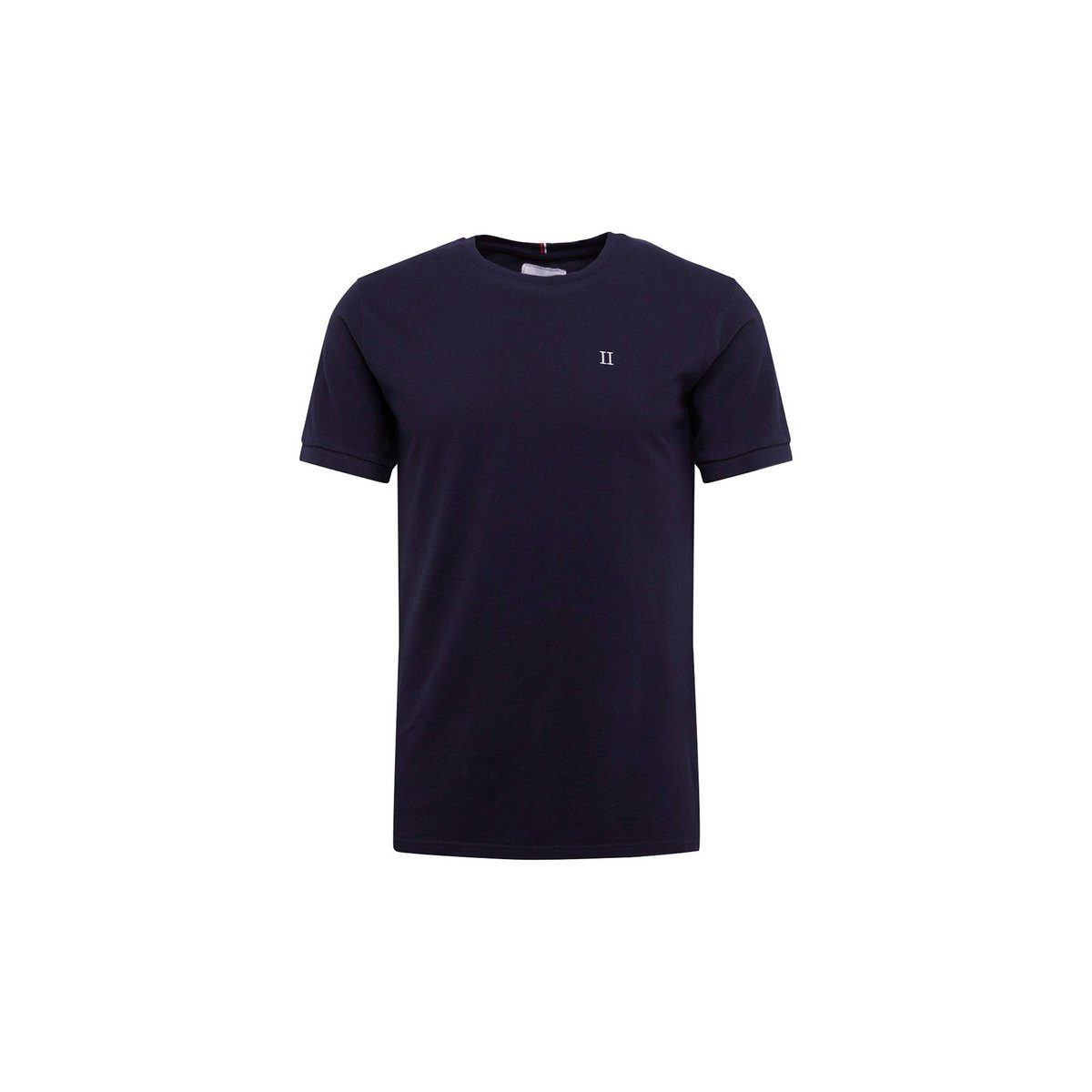 Les Deux T-Shirt marineblau passform textil (1-tlg) 4646-Dark Navy