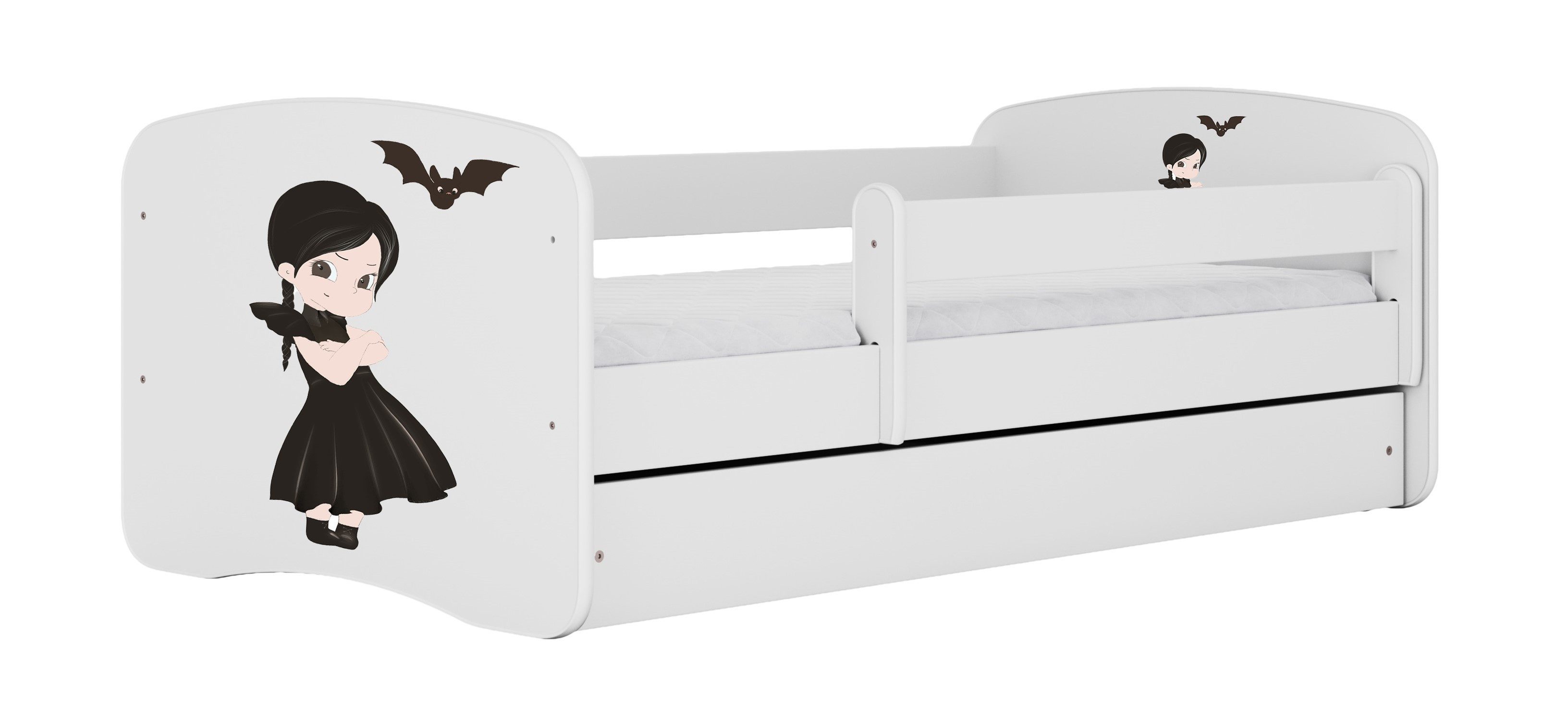 99rooms Kinderbett Dreams XXI (Kinderbett, Bett), Modern Design, Liegekomfort, mit Schublade, Lattenrost und Matratze