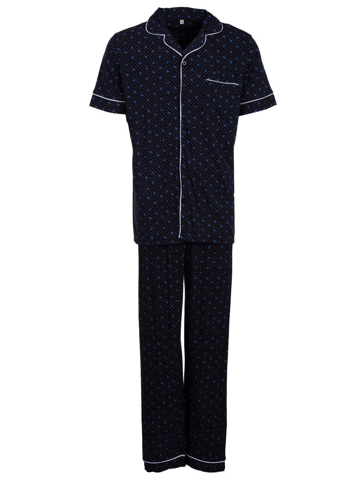 Henry Terre Schlafanzug Pyjama Set Kurzarm günstig online kaufen