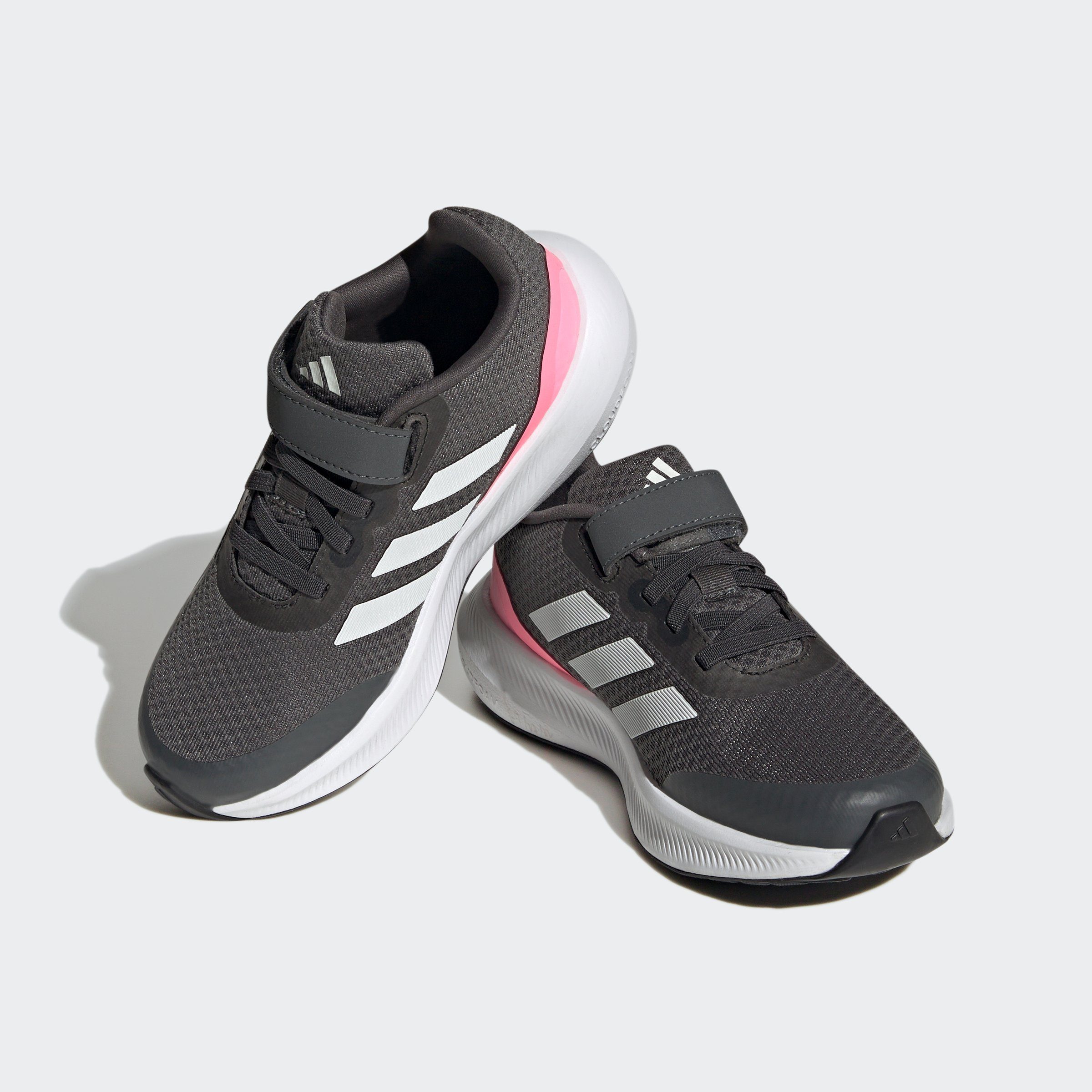 LACE RUNFALCON Sportswear Sneaker grau adidas TOP ELASTIC STRAP 3.0