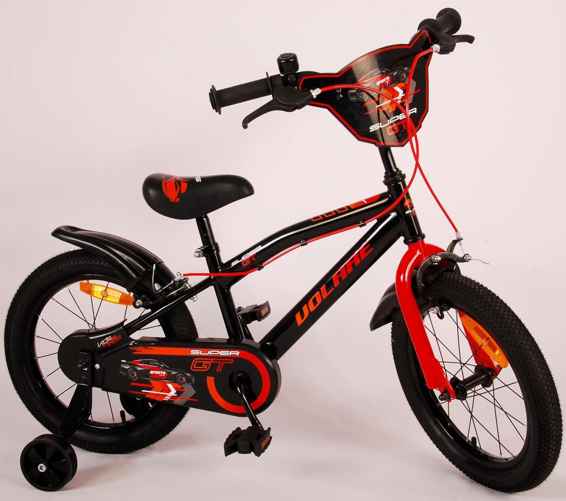 Tpfsports Kinderfahrrad Volare Motorbike 12 Zoll mit 2x Handbremse