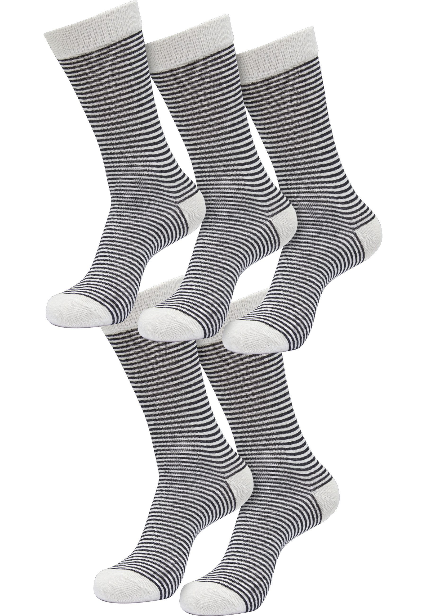 URBAN CLASSICS Basicsocken Urban Classics Unisex Fine Stripe Socks 5-Pack (1-Paar)