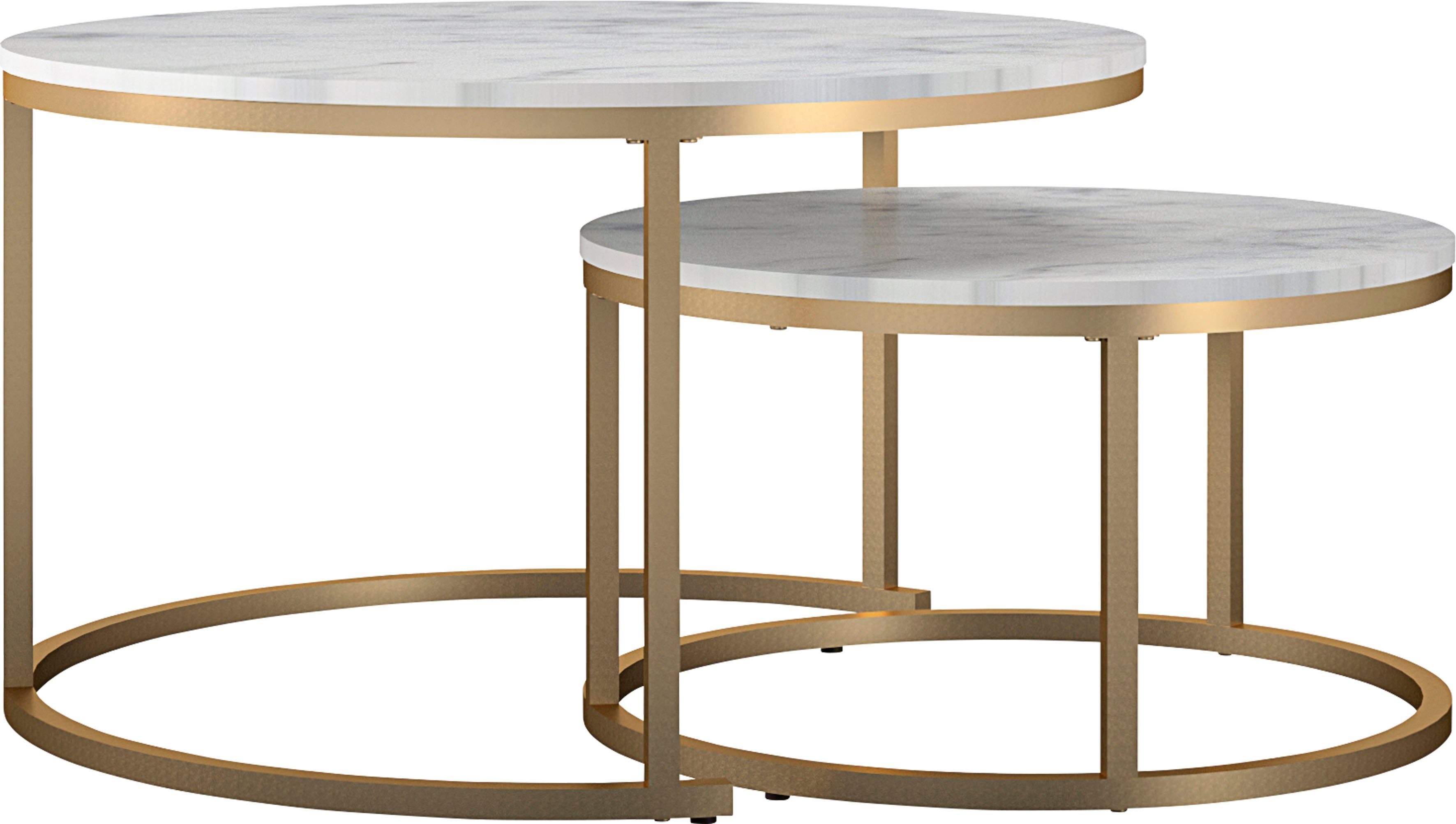 CosmoLiving by Cosmopolitan Couchtisch Amelia (Set, 2-St), 2 tlg., Tischpla günstig online kaufen