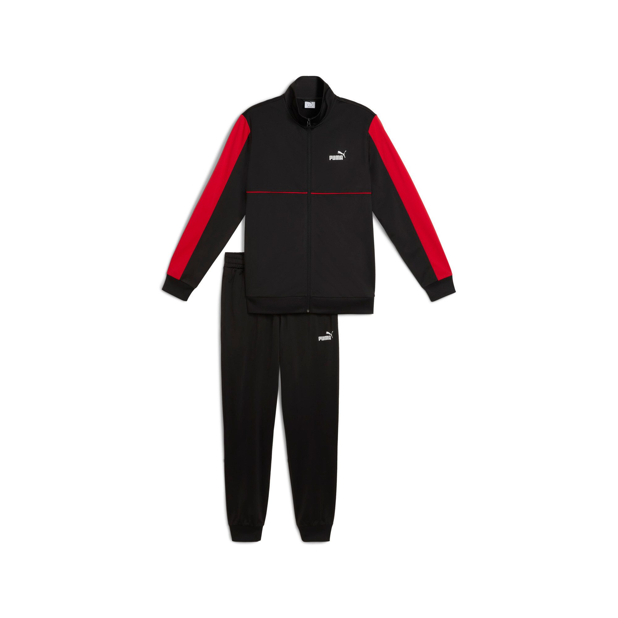 PUMA Trainingsanzug SPORT POLY SUIT (2-tlg), ohne Kapuze, aus Trikot-Material – Bild 4 von 5