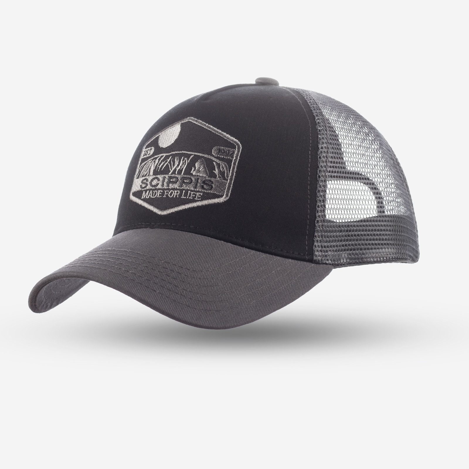 Scippis Outdoorhut CIPPIS Uluru Cap Snapback aus Baumwoll-Polyester-Mix black-white