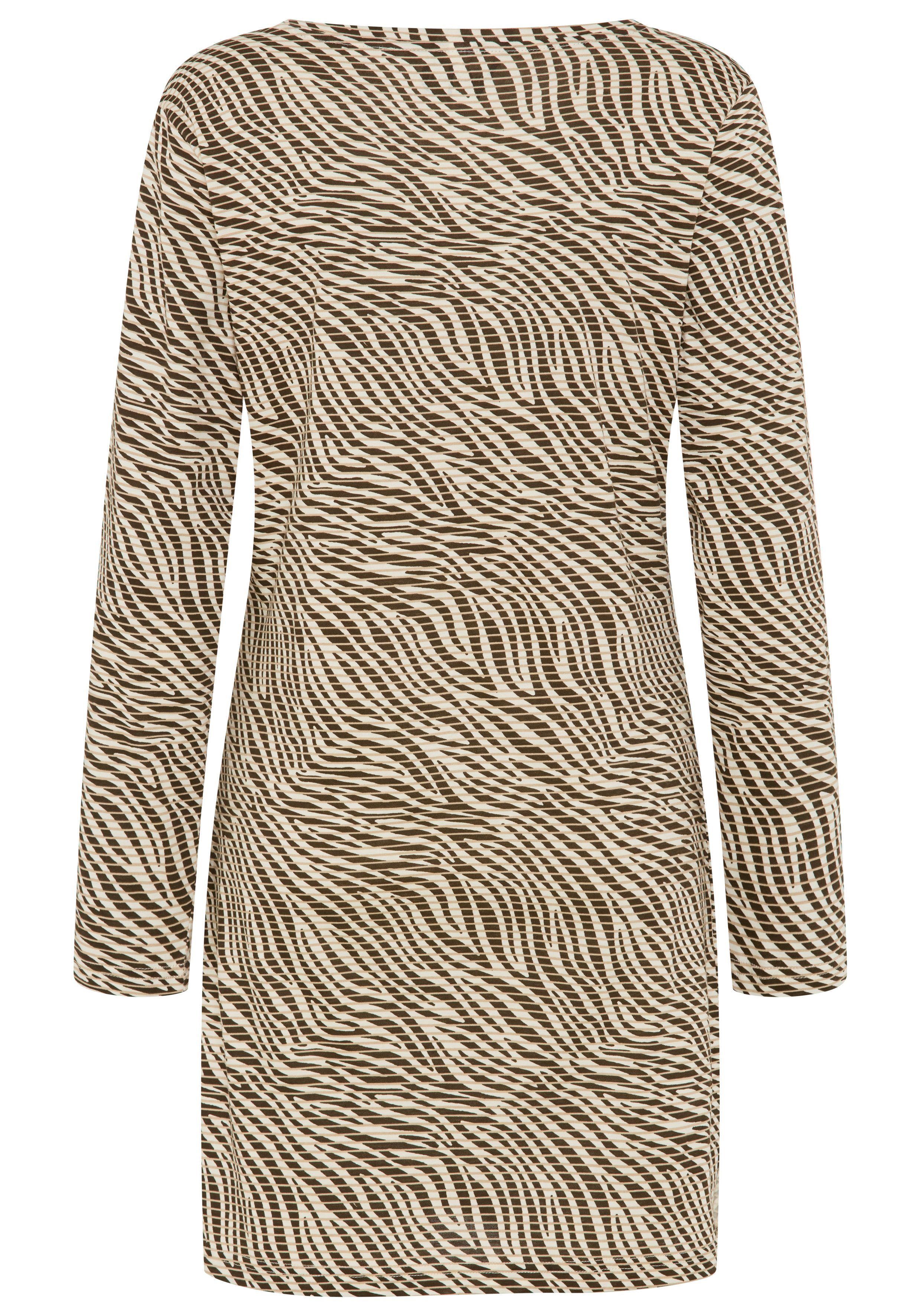 Vivance Dreams by Lascana Nachthemd mit naturfarbenen Prints