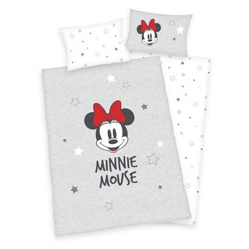 Babybettwäsche Disney Minnie Mouse Sterne Baby Bettwäsche 40 x 60 und 100 x 135 cm, Herding