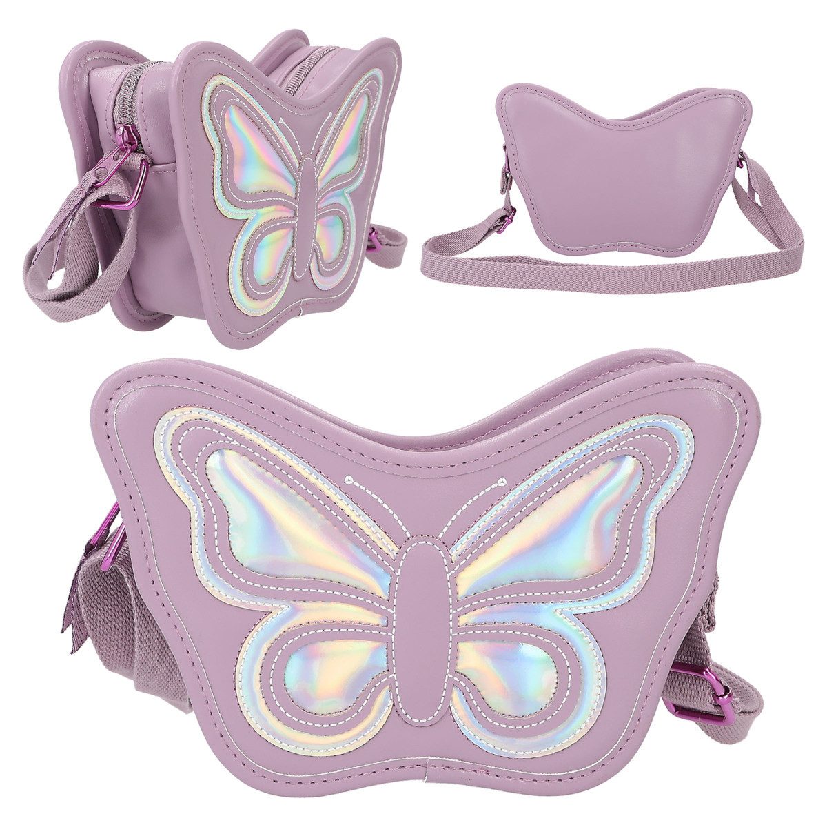 Depesche Handtasche DEPESCHE TOPModel Handtasche FAIRY LOVE in Schmetterlingsform lila