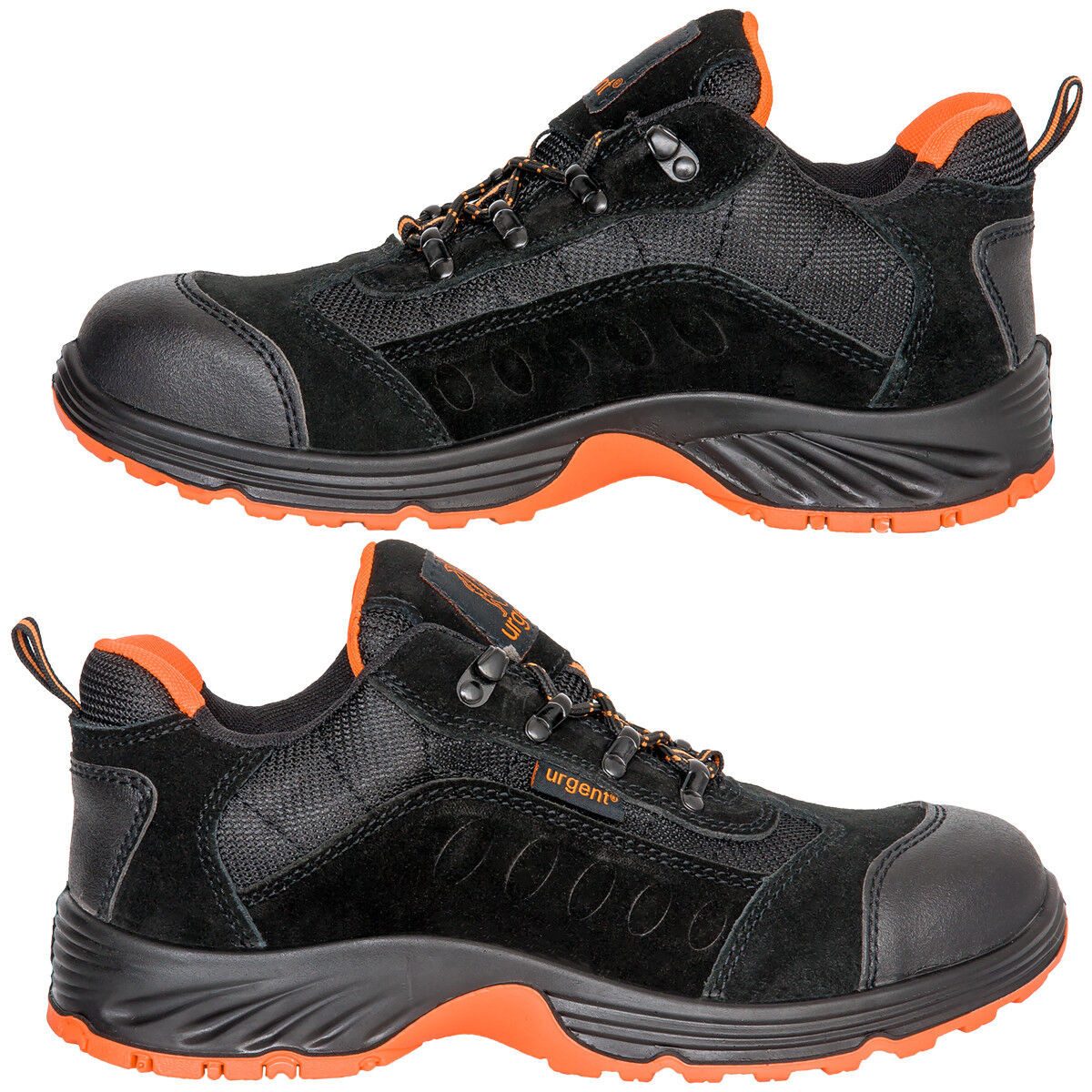 Urgent Arbeitsschuhe Sicherheitsschuhe Schutzschuhe Stahlkappe Leder Schutz Arbeitsschuh