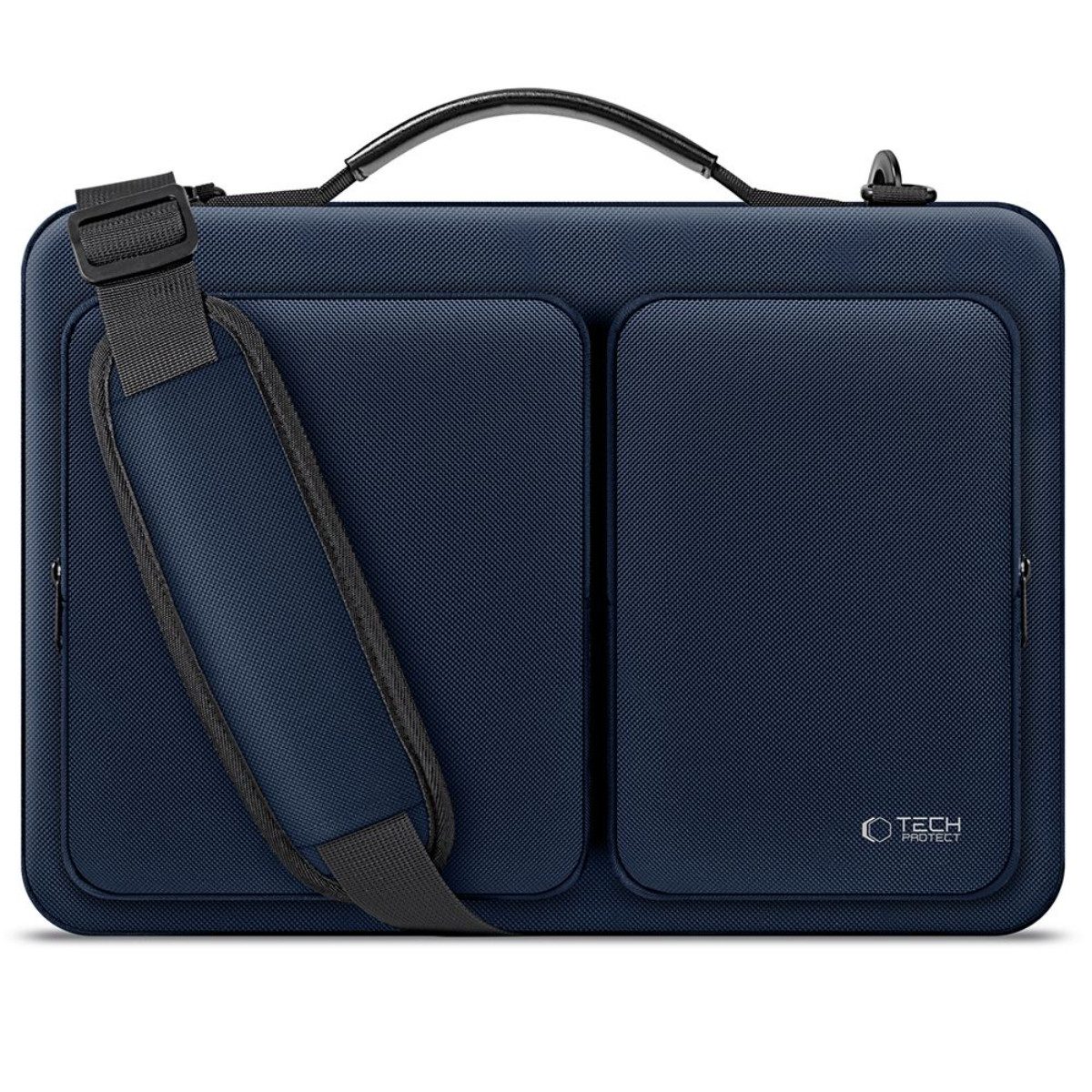 TECH PROTECT Laptoptasche Defender Bag 15-16 Zoll, Gepolsterte Laptoptasche mit mehreren Fächern