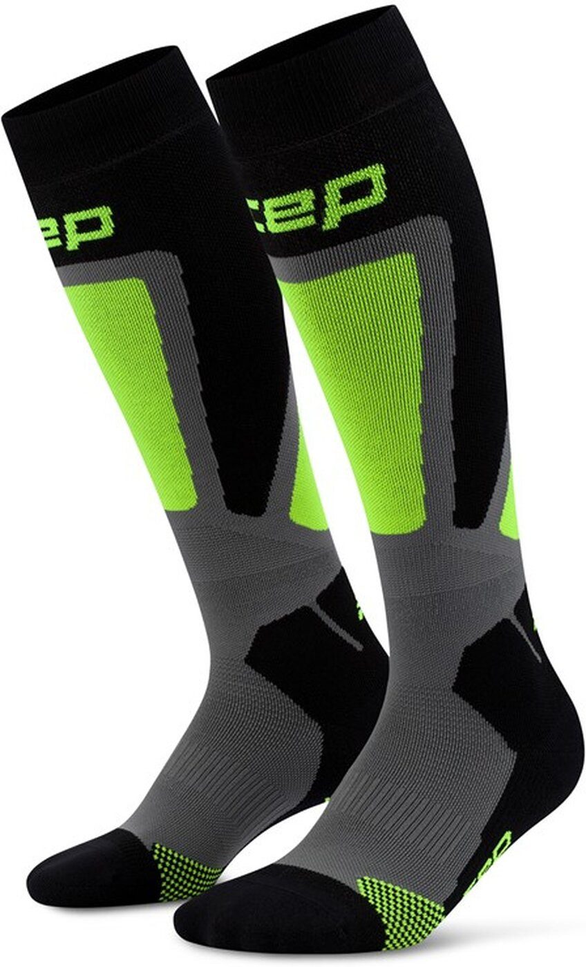 medi GmbH & Co. KG Skisocken CEP ski thermo socks, tall, 4. BLACK/LIME