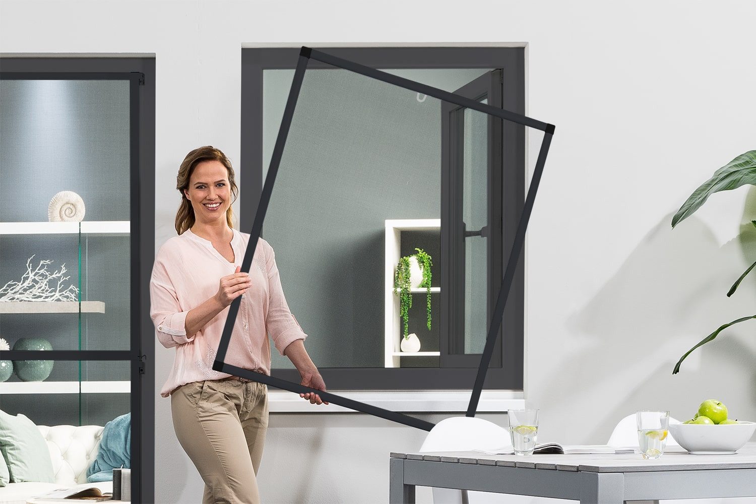 empasa Insektenschutz-Fensterrahmen BASIC, Fliegengitterfenster Insektensch günstig online kaufen
