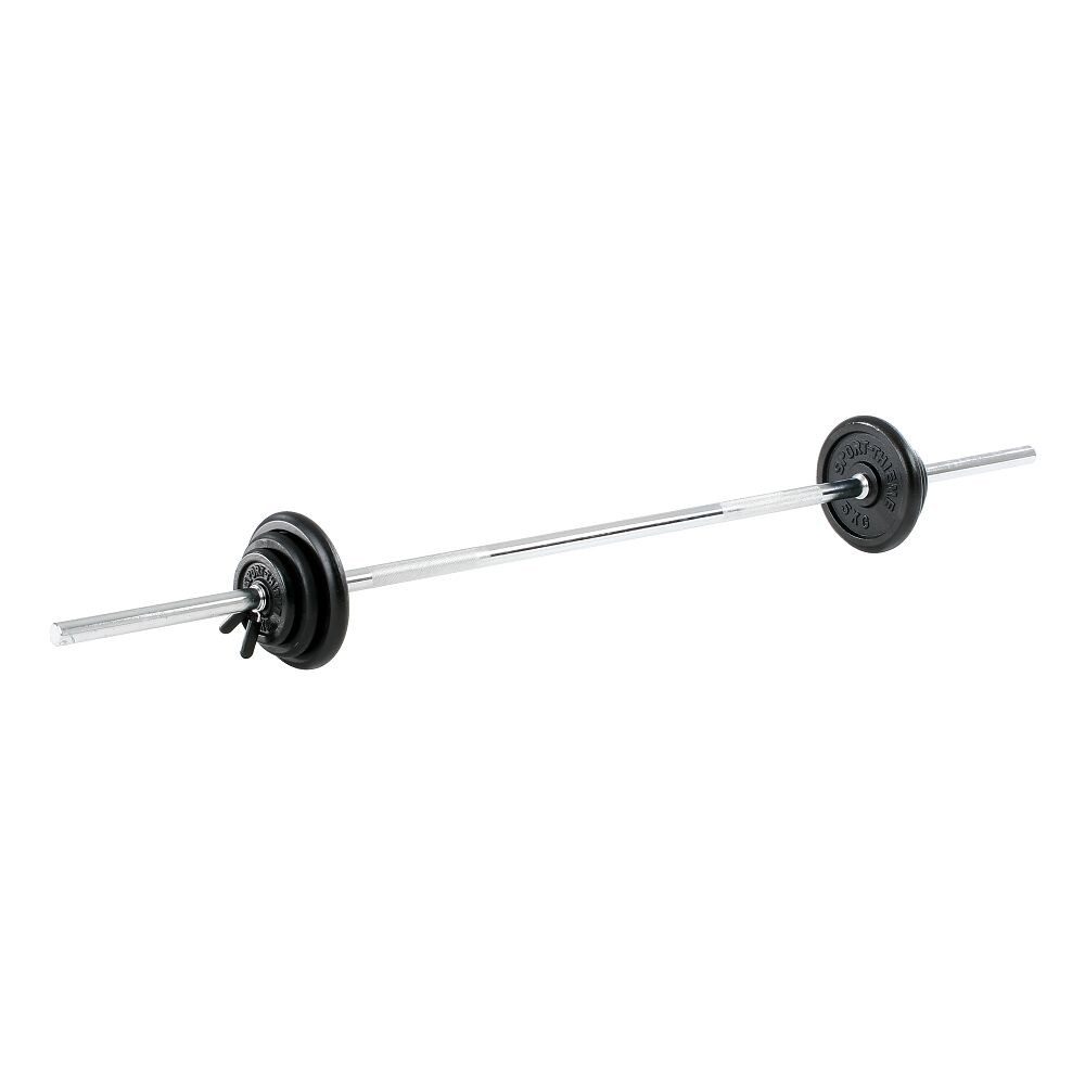 Sport-Thieme Langhantel Langhantel-Set 50 kg oder 75 kg, Ideal für Fitnessstudio und die eigenen vier Wände