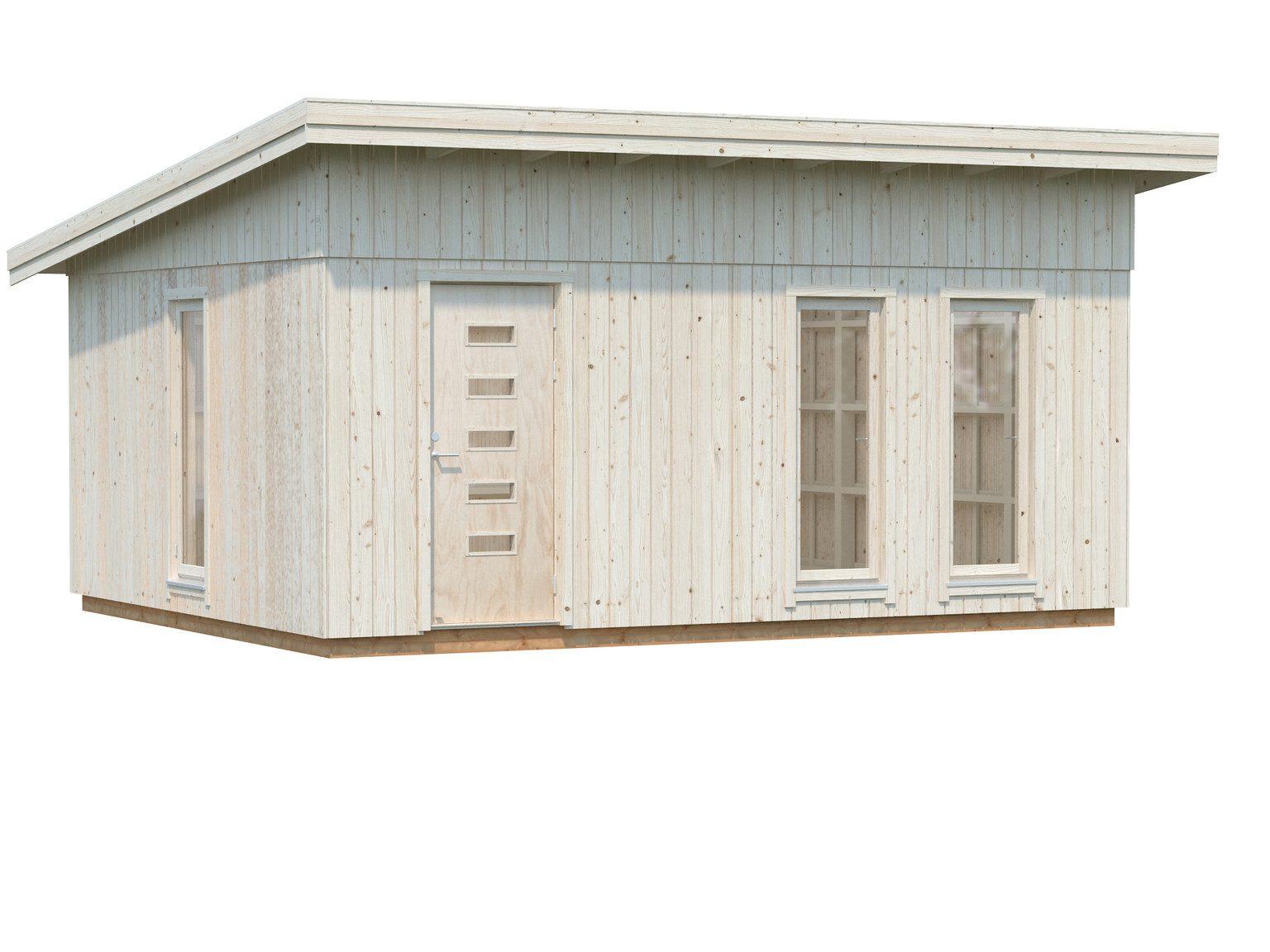Palmako Gartenhaus Palmako Gartenhaus Nordic+ Haus Annika Home Office, 18 mm, 539 x 608 x 309 cm, unbehandelt