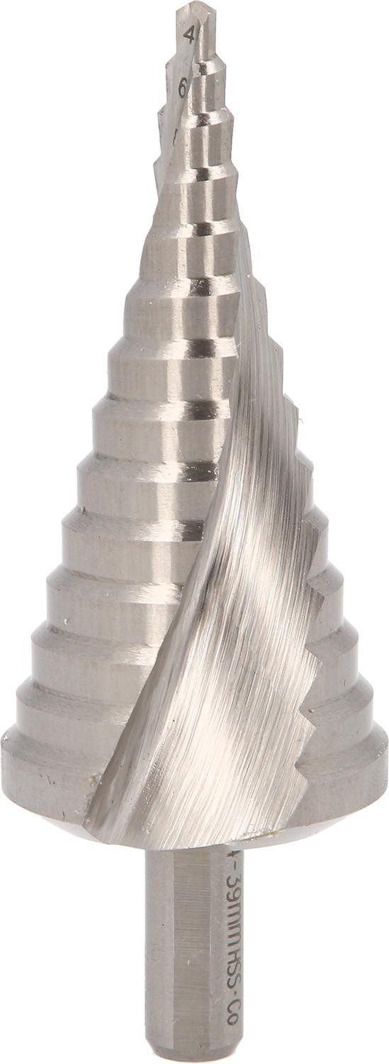 Thumbnail - KS Tools Stufenbohrer HSS Co 5 Stufenbohrer,Ø 4-39mm, 13 Stufen