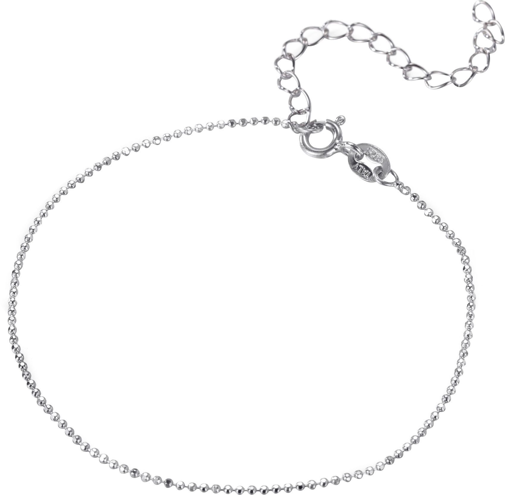 Firetti Silberkette Schmuck Geschenk Silber 925 Armband Kette Fußkette Bauchkette Kugeln, in verschiedenen Längen erhältlich