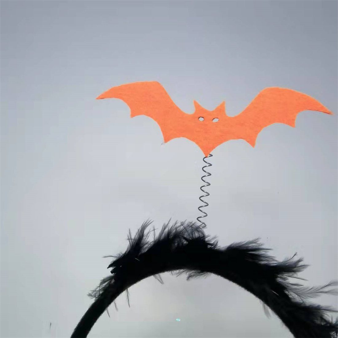 Halloween damen für Fledermaus YOOdy~ Dekoration Halloween, deko Abschlussball, kopfschmuck Haarbänder Party,festliche,halloween Orange Diadem (1-tlg),
