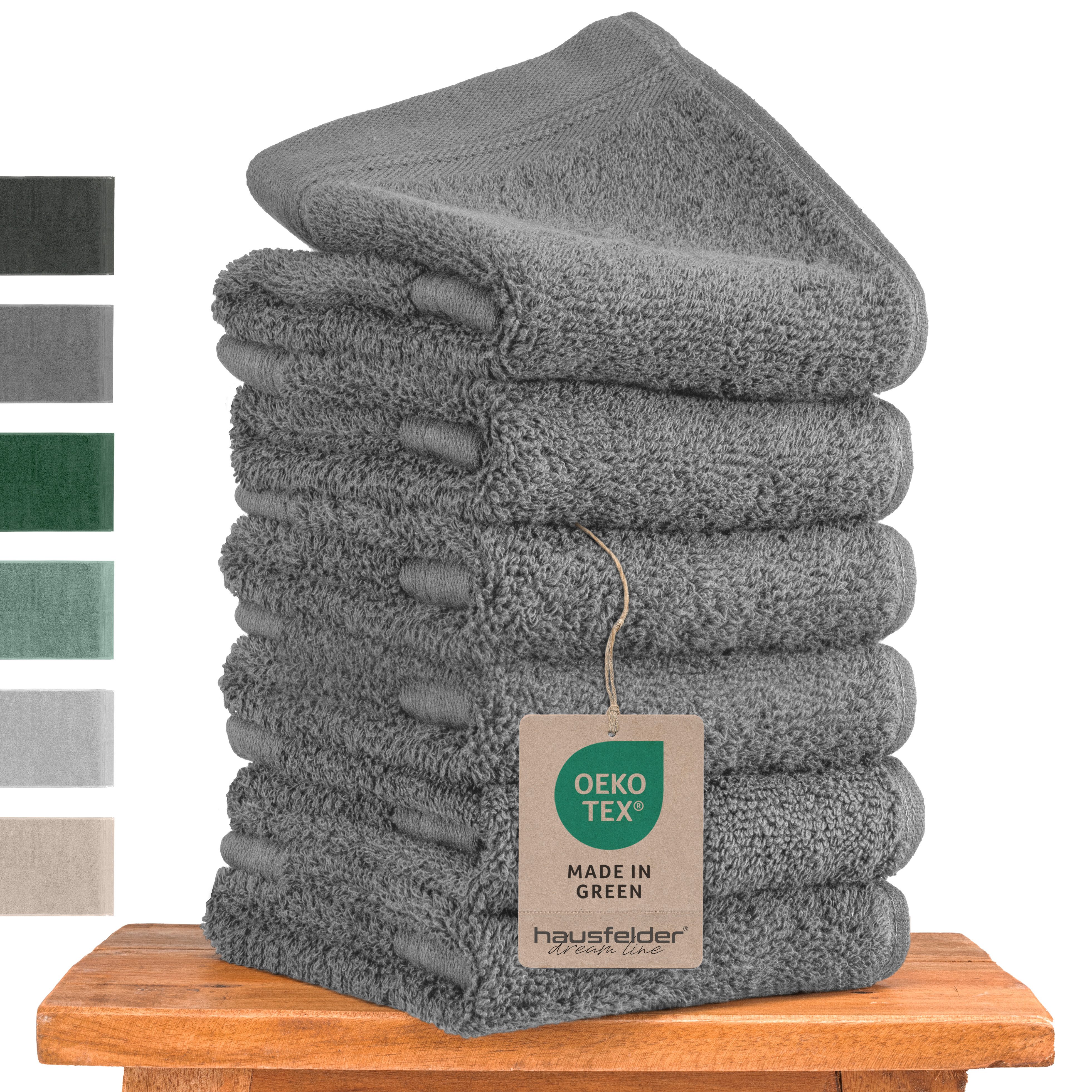 Hausfelder Handtücher Hausfelder Handtücher Set (Grau, günstig online kaufen