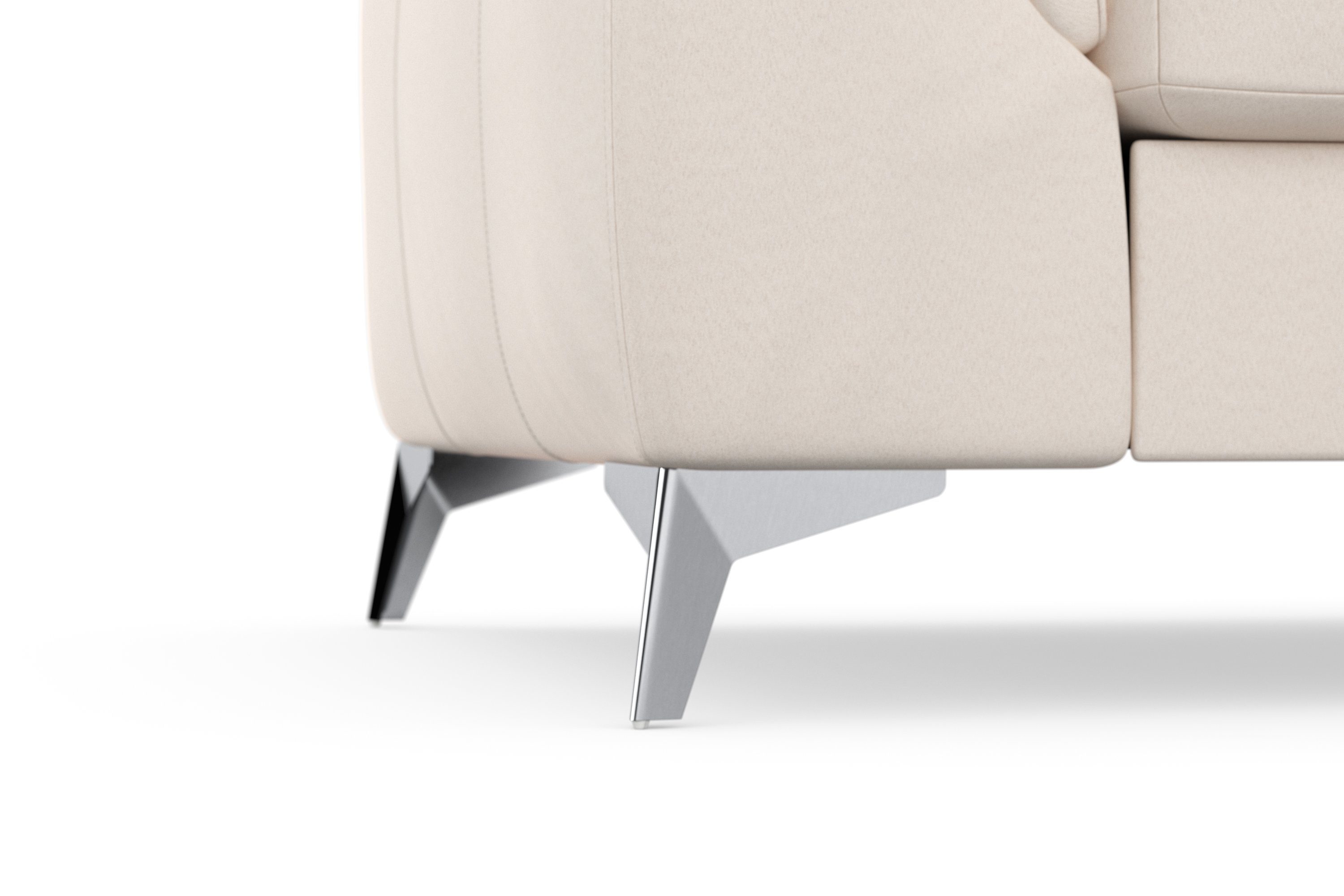 und Ecksofa mit optional Kopfteilverstellung sit&more mit Armteilfunktion mane, Sinatra,