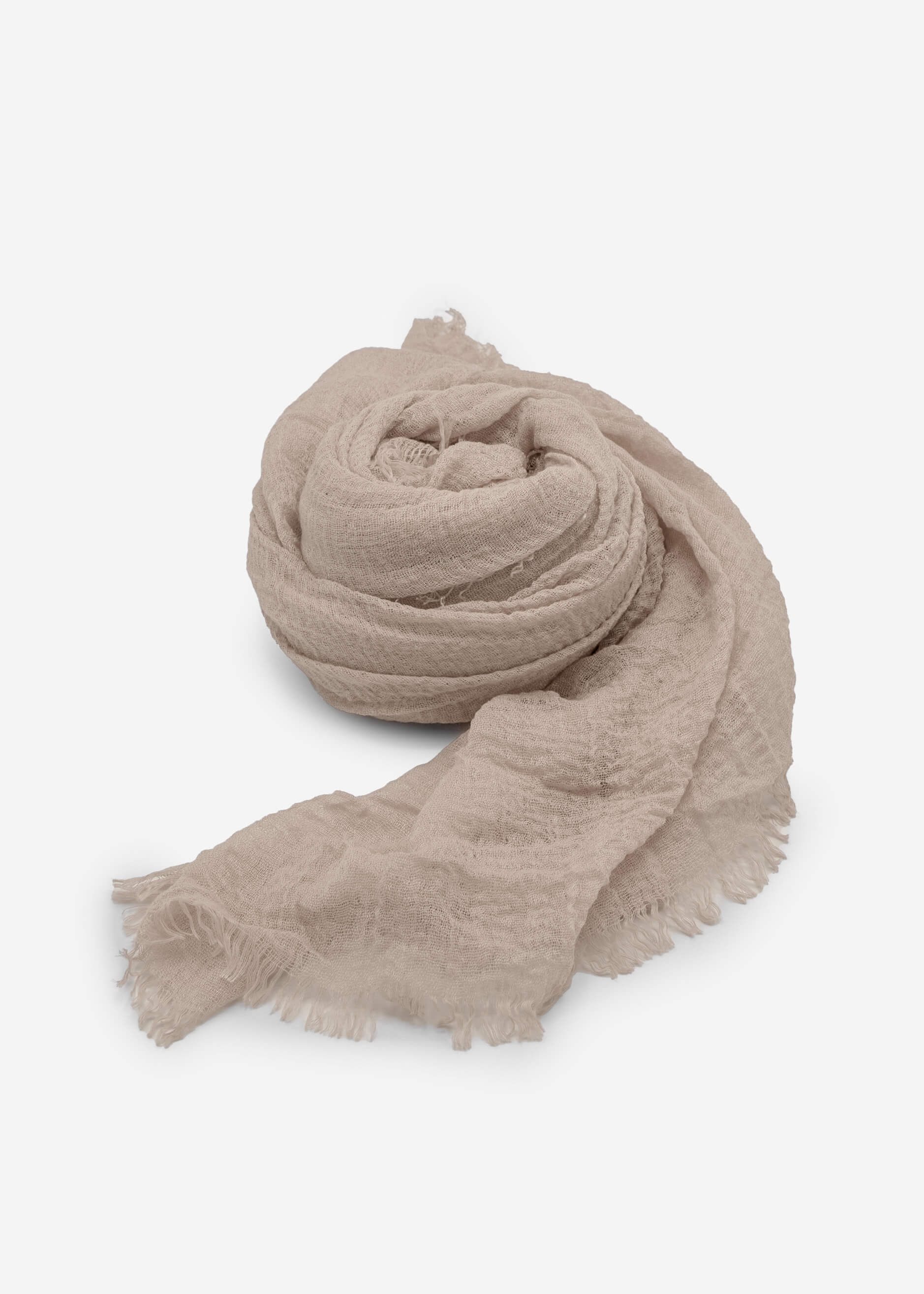 SASSYCLASSY Schal Musselin Schal für Damen, Weicher Schal aus Viskose mit ausgefransten Enden