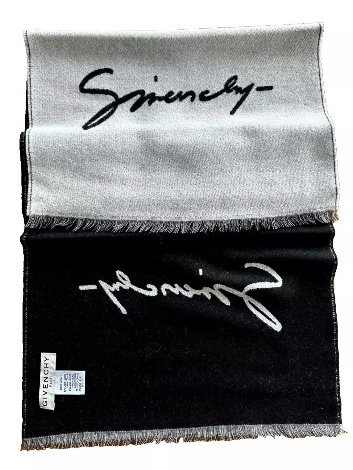 GIVENCHY Strickschal Schal Unisex Signature Tuch, Beidseitig tragbar mit verschiedene Farboptionen