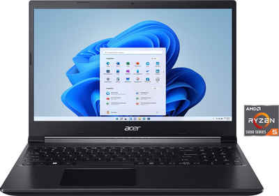 Acer A715-43G-R0BR Notebook (39,62 cm/15,6 Zoll, AMD Ryzen 5 5625U, GeForce RTX 3050, 512 GB SSD)