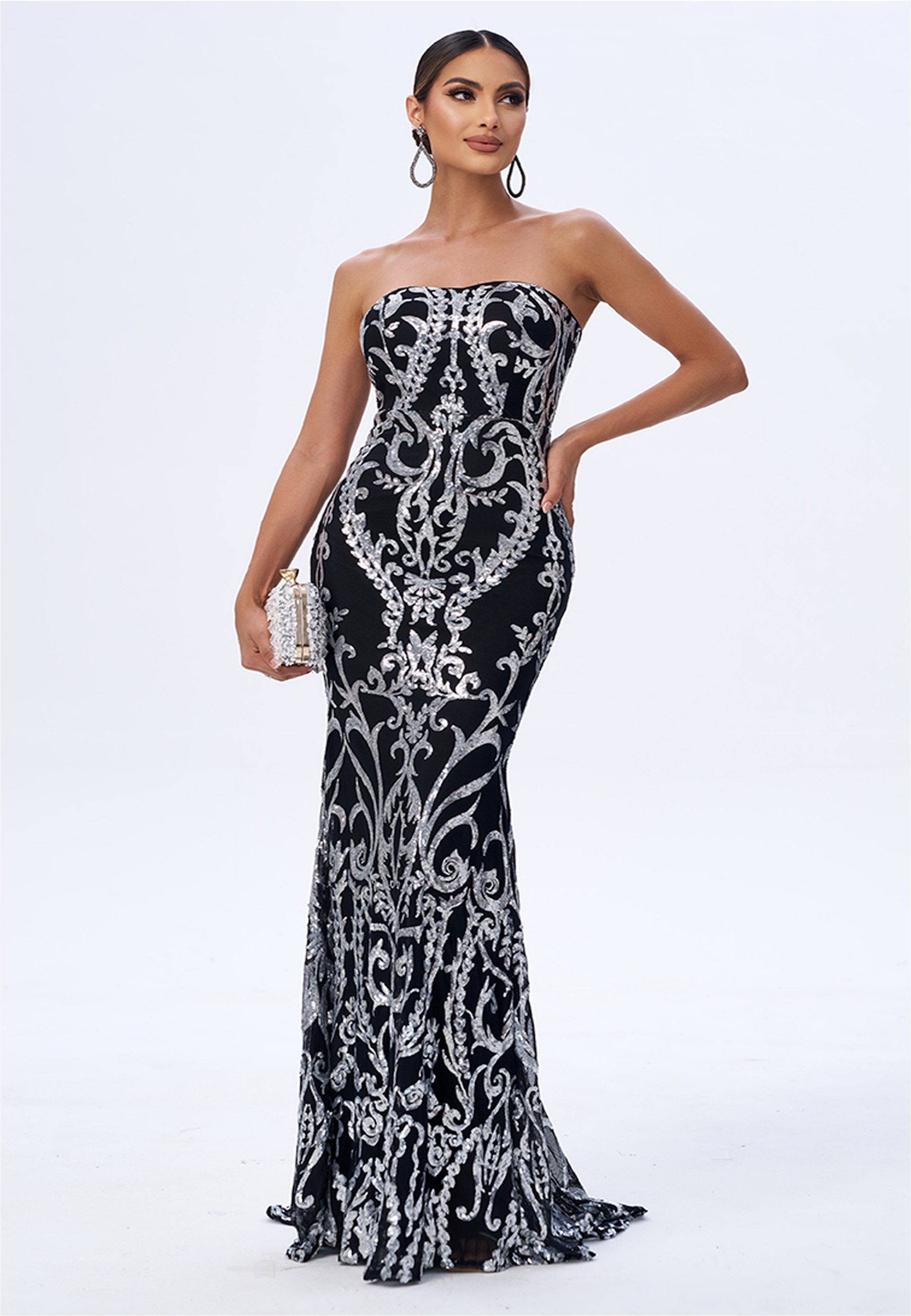Moda Minx Jerseykleid ALEXIS LONG SEQUIN günstig online kaufen