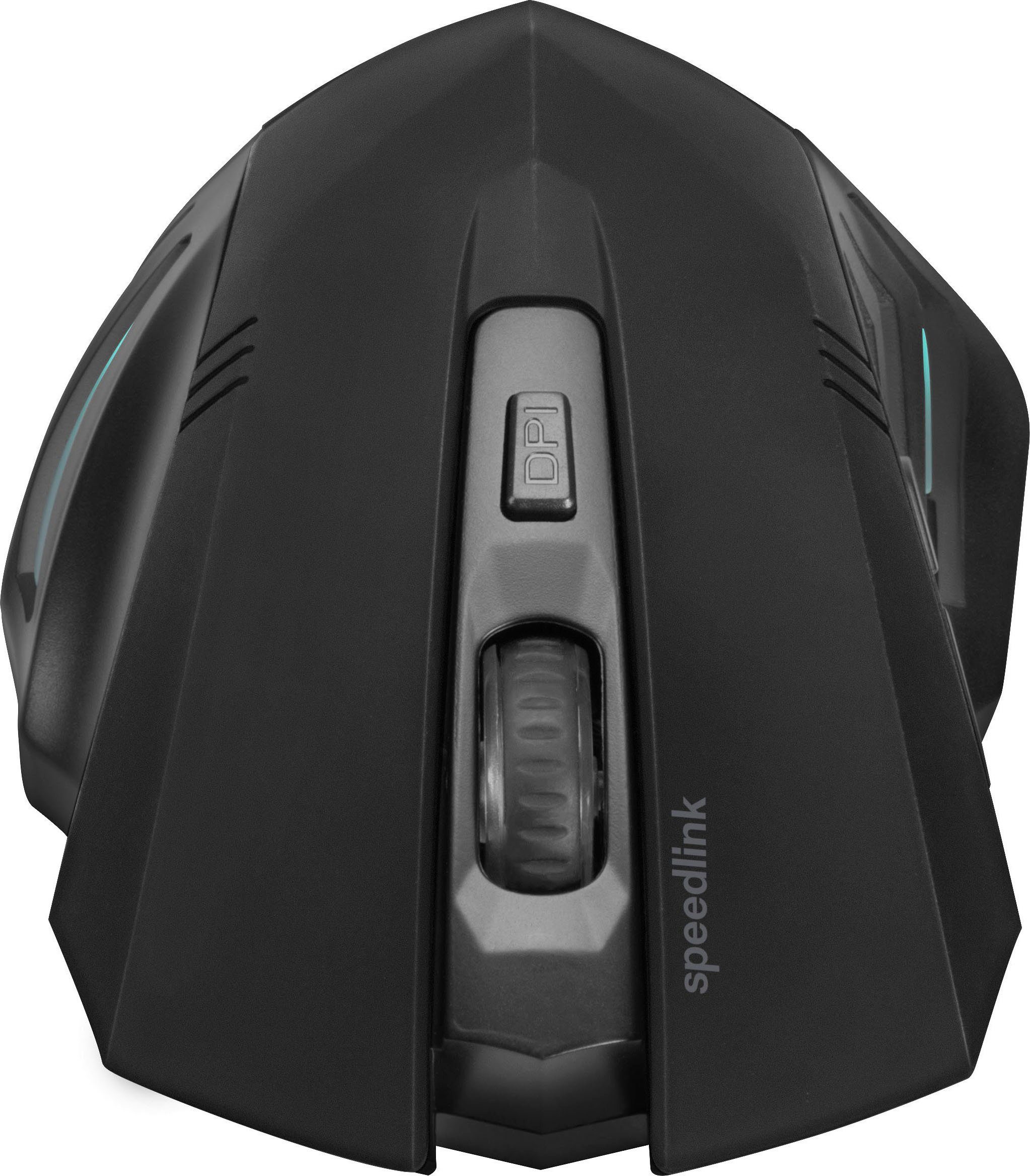 Speedlink FORTUS Gaming-Maus rot (Funk) Wireless schwarz