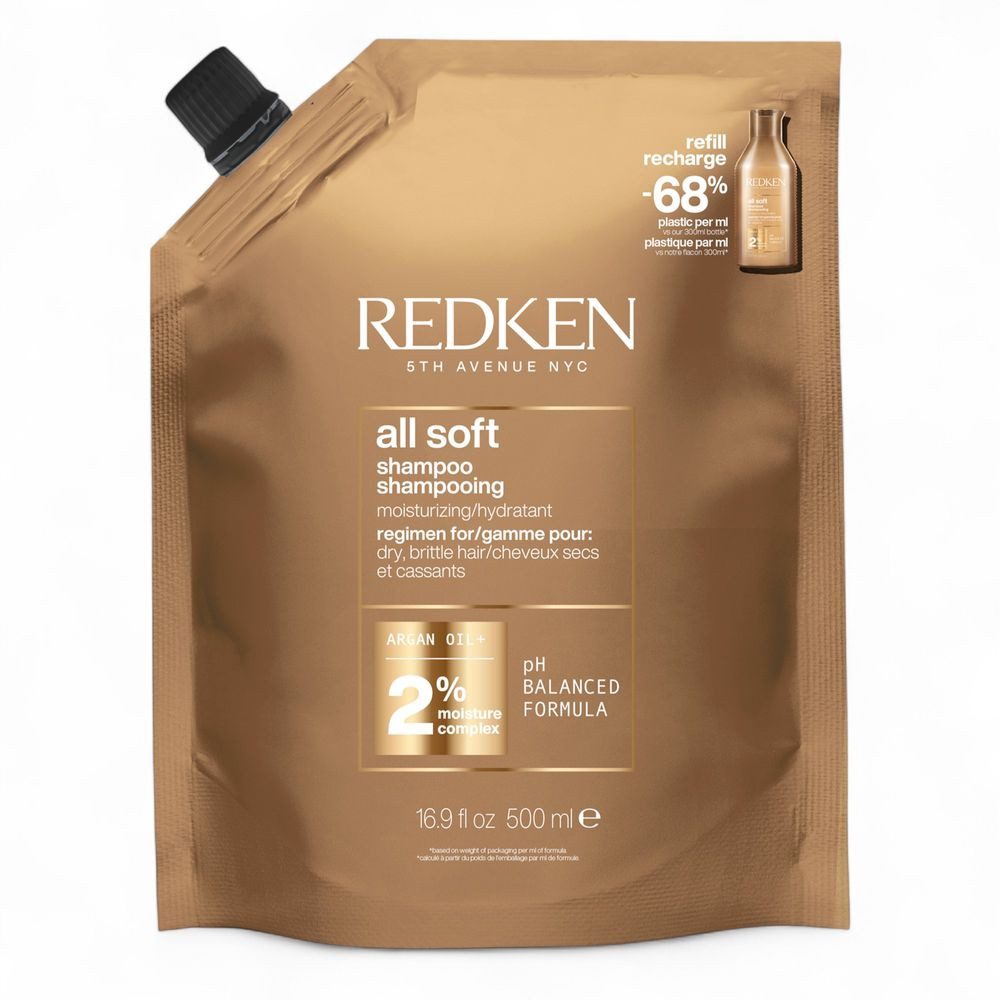 Redken Haarshampoo All Soft Shampoo Refill Pouch 500 ml
