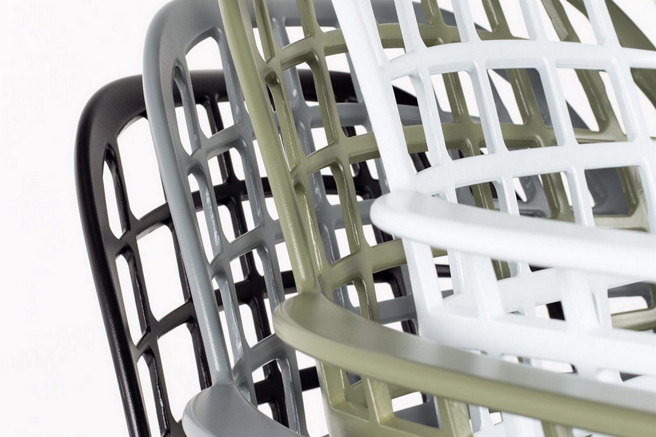 Garten Aluminium Stuhl Zuiver weiss Armlehnstuhl