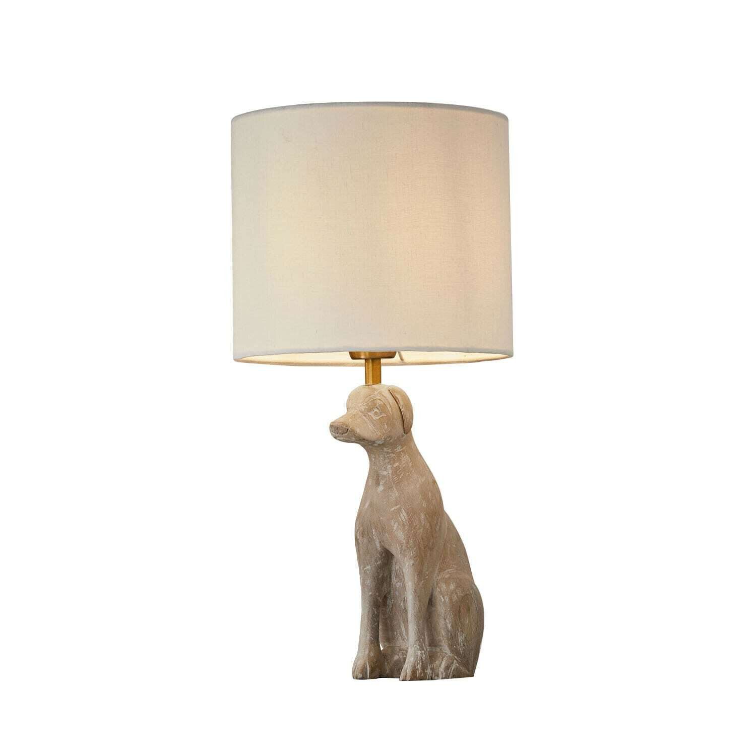 Mirabeau Tischleuchte Tischlampe Calvix braun/creme