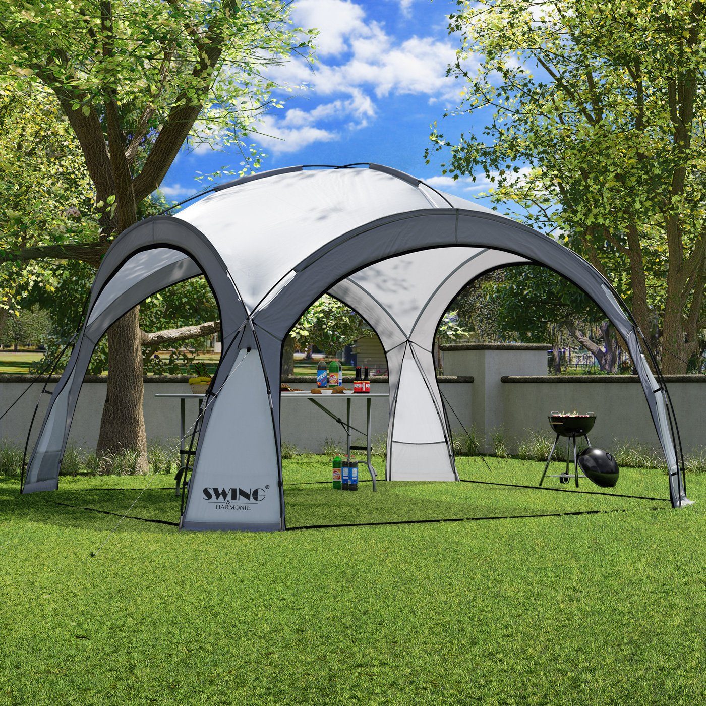 Swing&Harmonie Faltpavillon LED Event Pavillon 3,6 günstig online kaufen