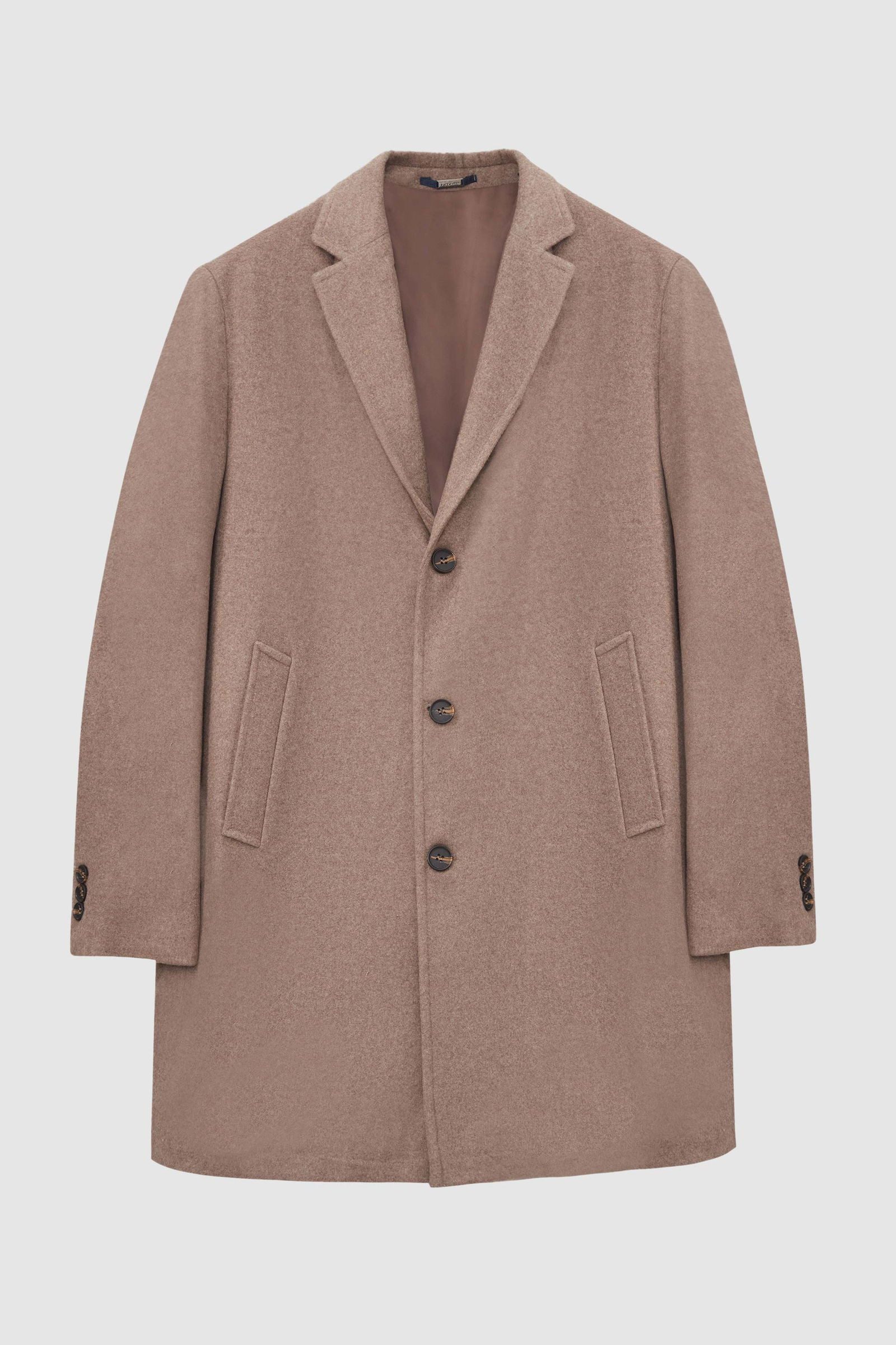 D'S DAMAT Dufflecoat Ds Damat Regular Fit Kaşe Mantel