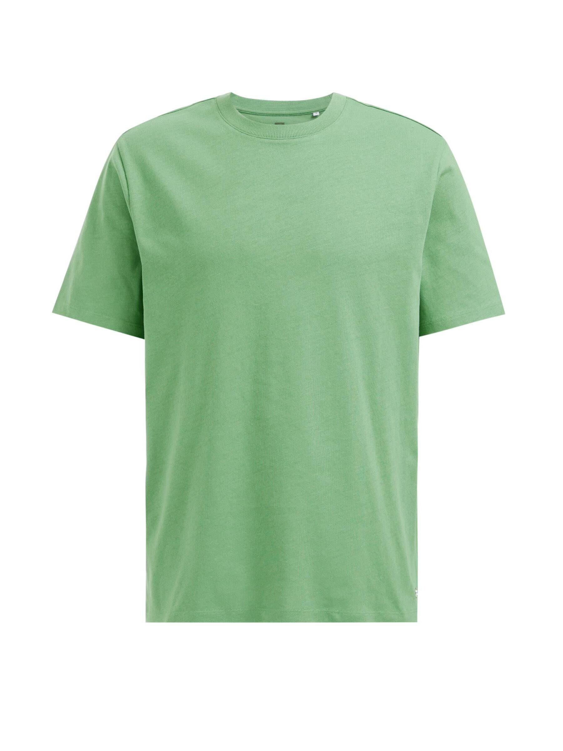 WE Fashion Grün T-Shirt (1-tlg)