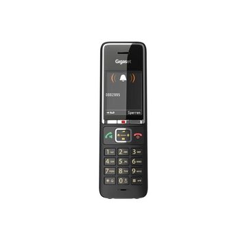 Gigaset COMFORT 550 schwarz Schnurloses DECT-Telefon (Mobilteile: 1, Freisprechfunktion, Hörgerätekompatibel, Babyphone-Funktion)