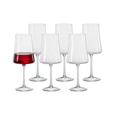 BOHEMIA SELECTION Rotweinglas Xtra Bordeauxkelch 560 ml 6er Set, Glas