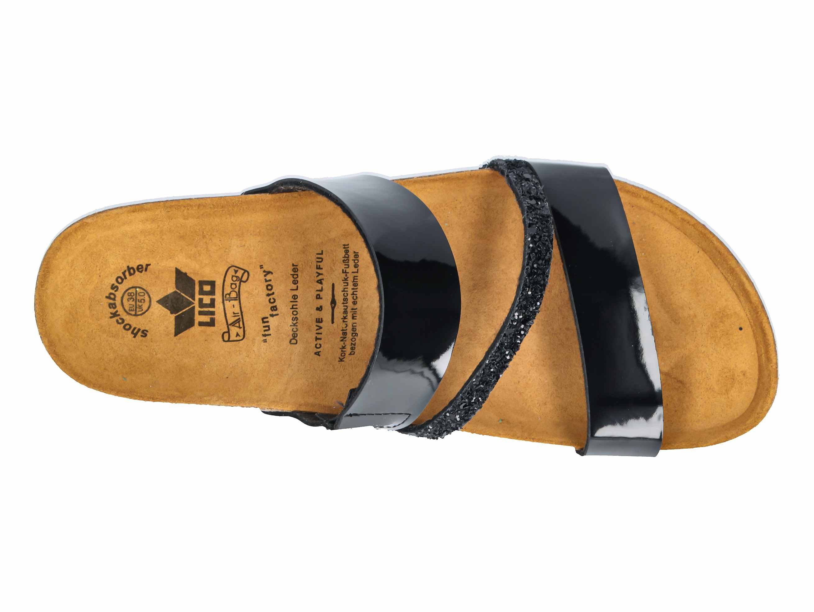 Lico Pantolette Bioline Glitter Pantolette