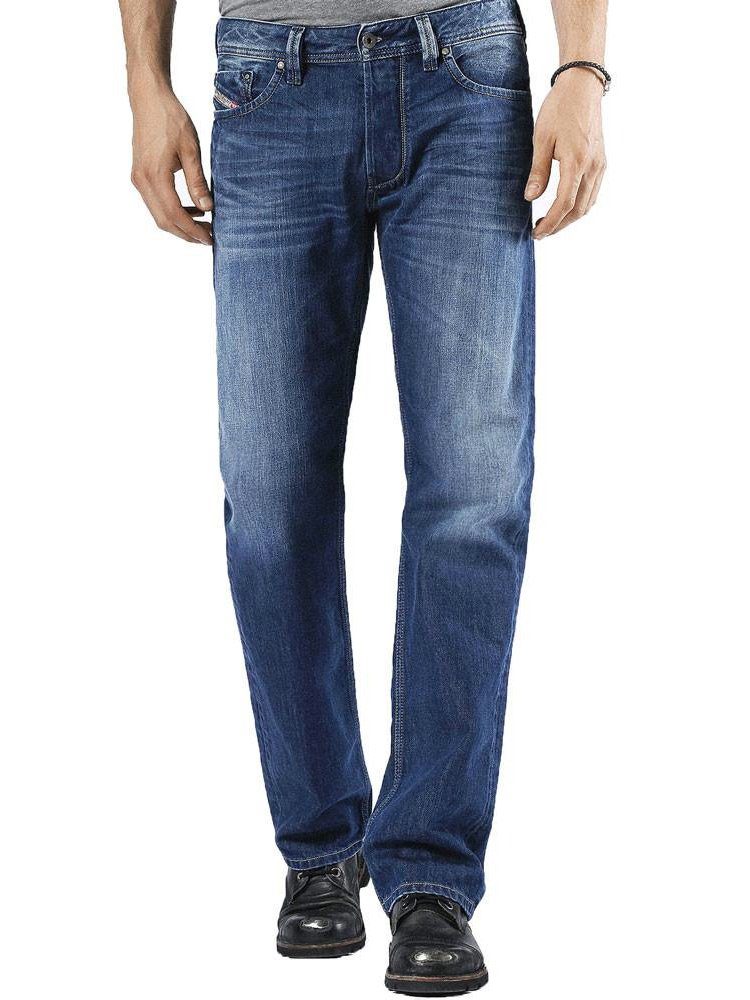 Diesel Regular-fit-Jeans Straight Hose Mittel Blau - Larkee 008XR