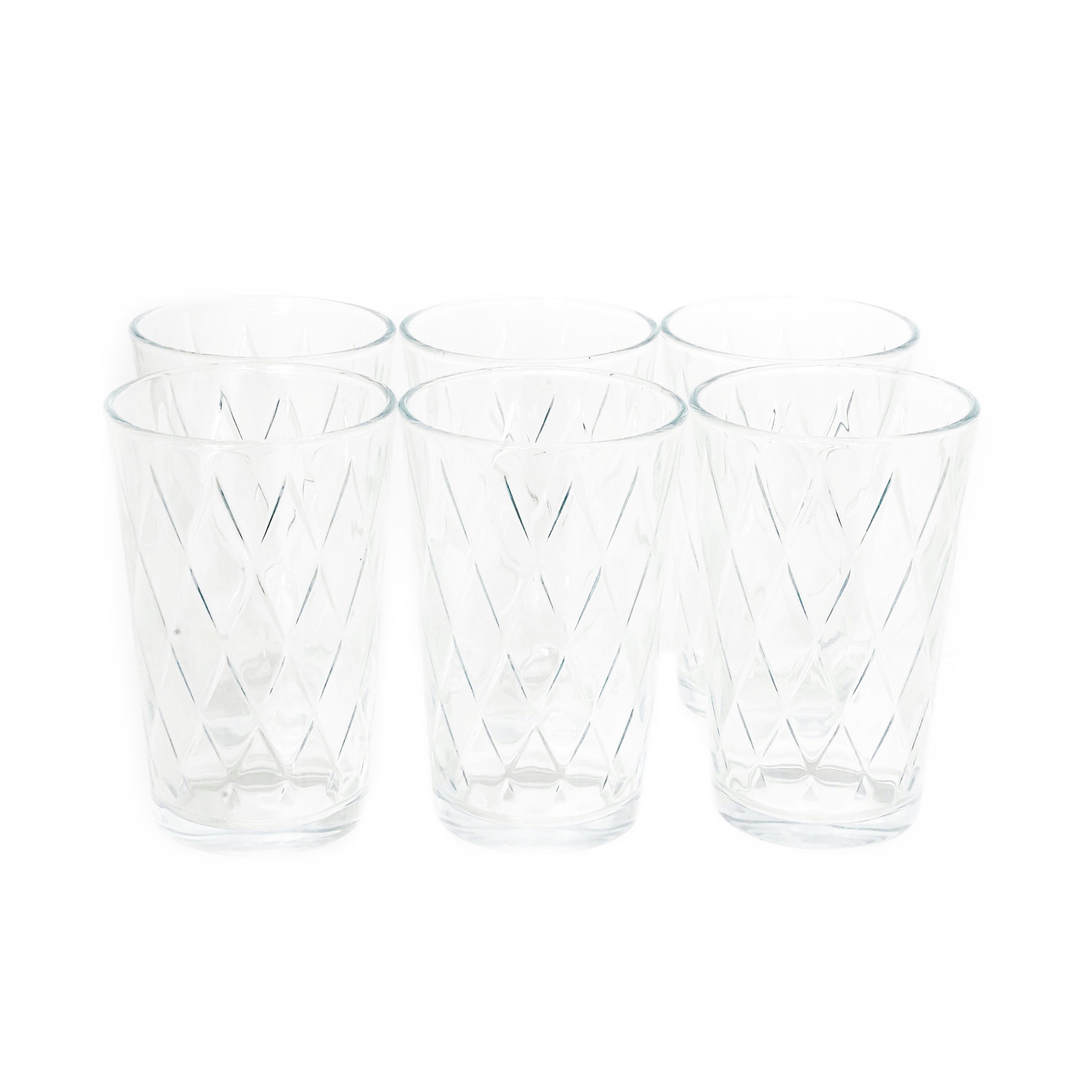 Almina Gläser-Set Almina 6er Set Trinkglas Wassergläser-Set aus Glas transparent, 6-tlg.