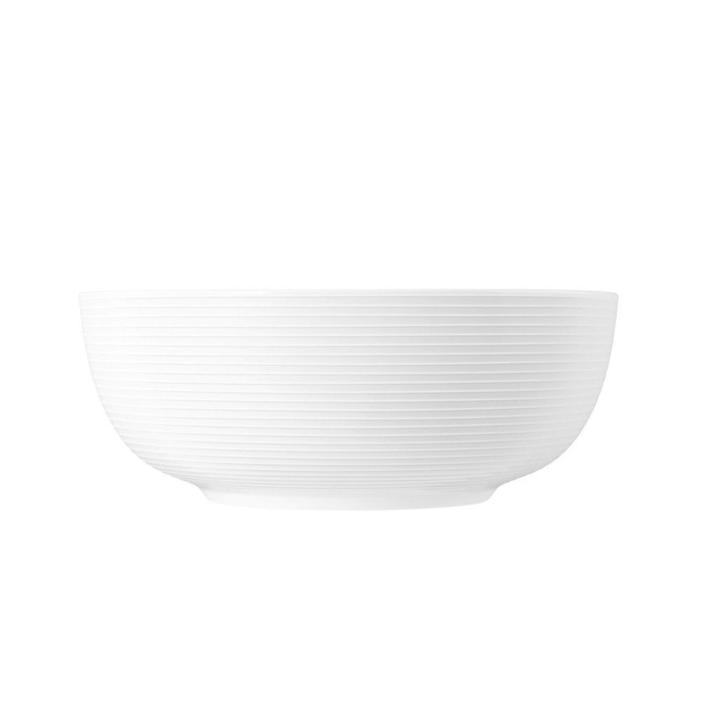 Seltmann Weiden Schale Seltmann Weiden Beat weiß Foodbowl 20 cm, Porzellan, (Set)