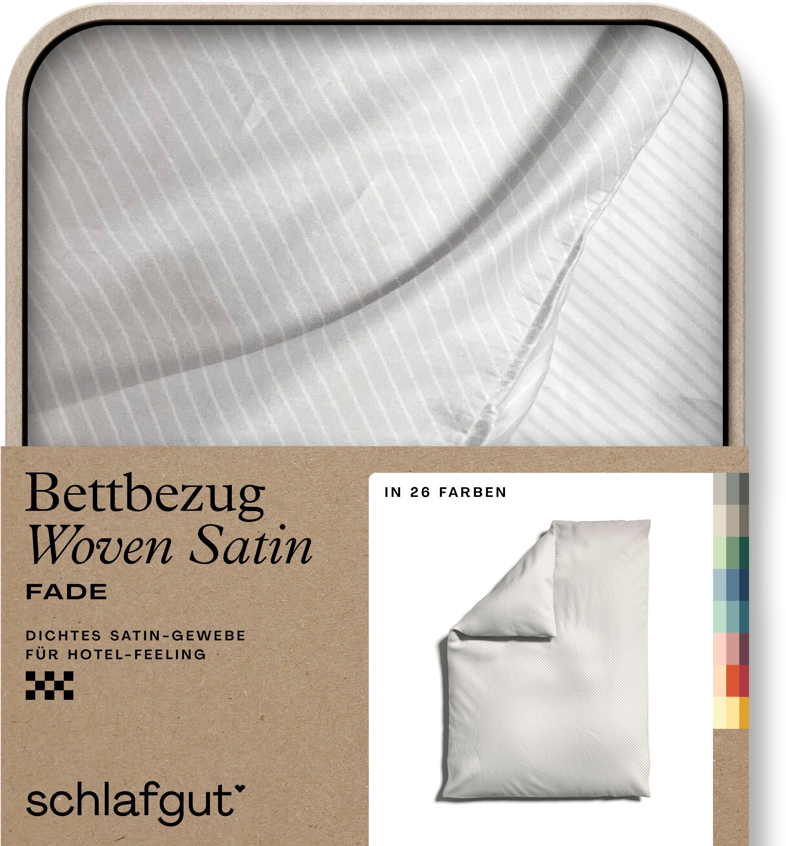 Schlafgut Bettbezug Woven Satin Fade mit günstig online kaufen